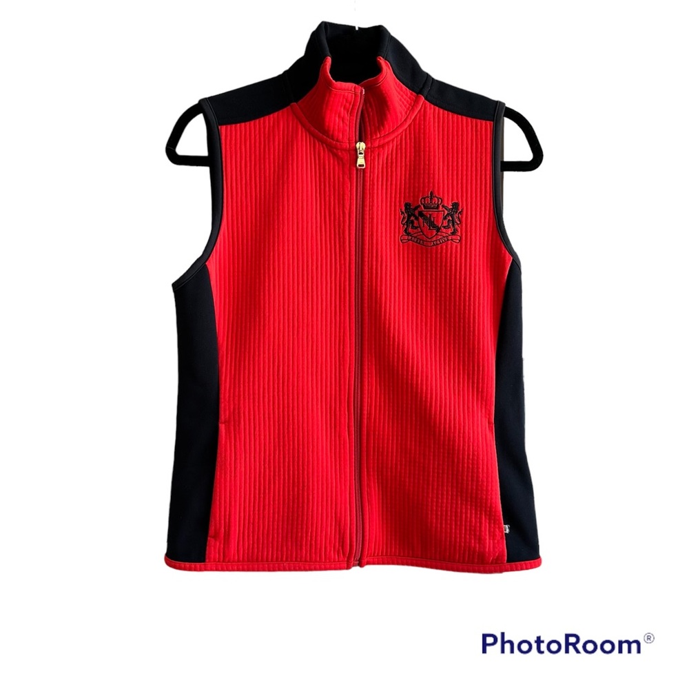 Lauren Ralph Lauren Active Red & Black Womens Vest